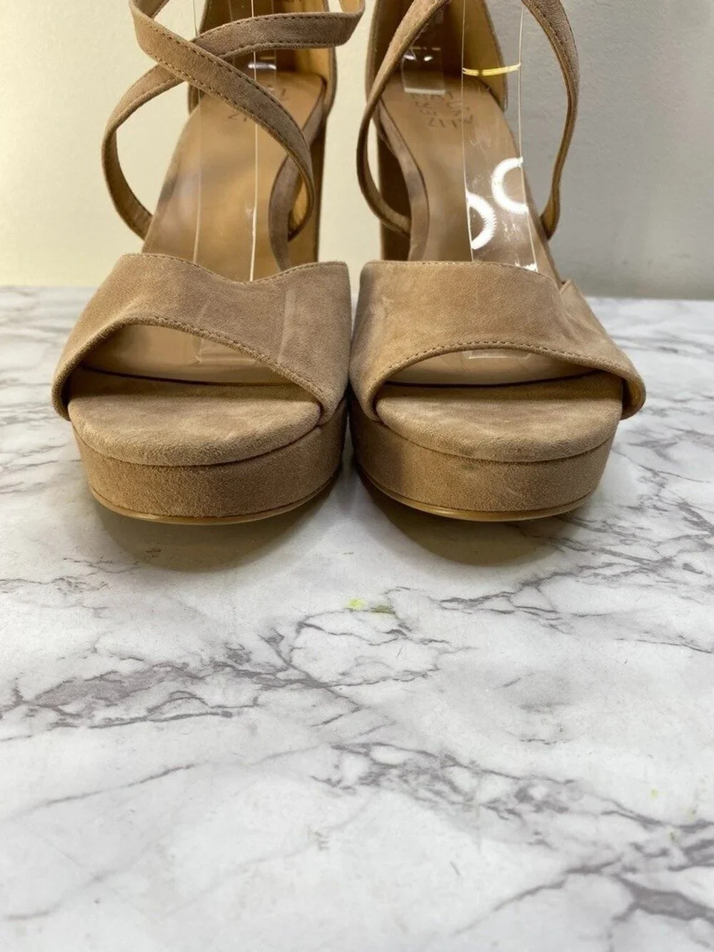 Naturalizer Women's Beige Ankle Strap Sandal - Melody SZ 11